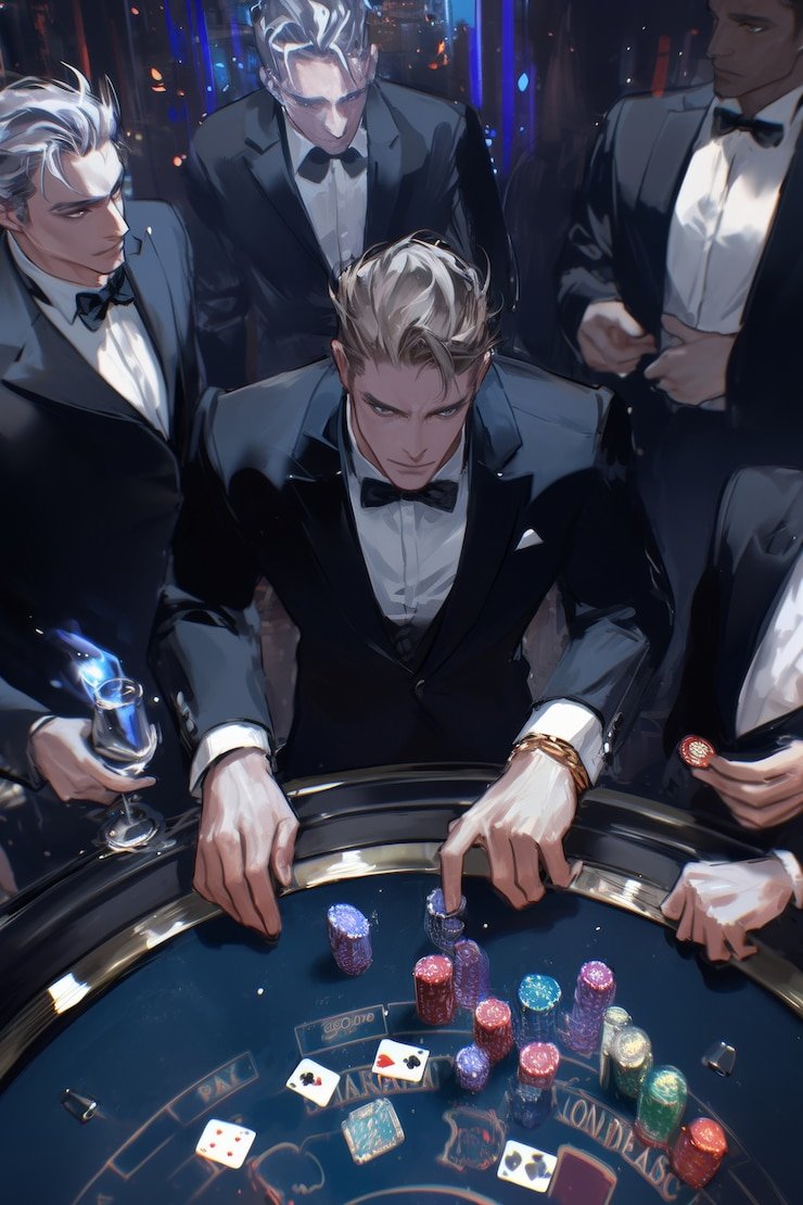 Result reveal: all hands displayed for transparency Hand comparison screen showing multiple players' arranged cards and rankings